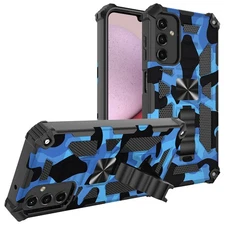For Samsung Galaxy A56 A54 A25 A16 Camouflage Armor Bracket Anti-fall Phone Case