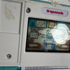 1986 Nintendo Game & Watch Squish MG-61 Blue Multi Screen Handheld Game Console