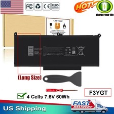 F3YGT Battery For Dell Latitude 12 13 14 7280 7290 7380 7390 7480 7490 DM3WC US