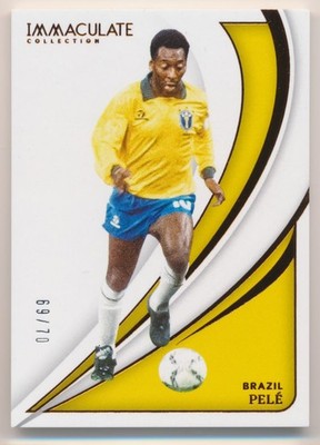 2024-25 Panini Immaculate Collection #64 Pele 69/70 Brazil Legend HOF