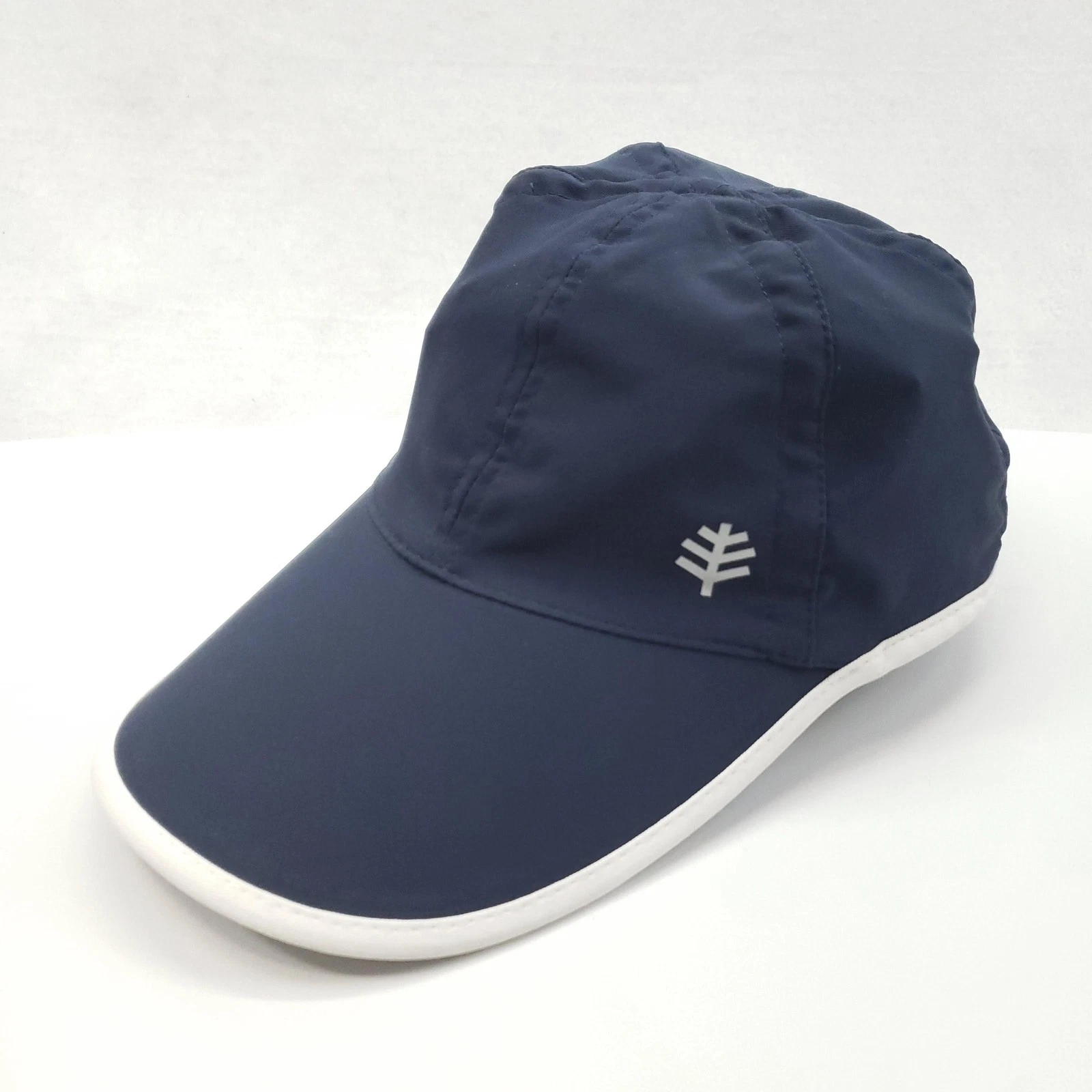 Coolibar Hat Cap Strap Back Mens S/M Navy Lenny Sport UPF 50+ Sun UV