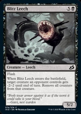 Blitz Leech - IKO MTG - Light Play