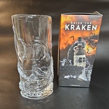 The Kraken Black Spiced Rum Tentacle Highball Glass Boxed Brand New 
