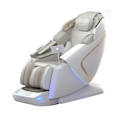 Electric Massage Chair 4D Kneading 3D Swing Airbag Smart Detection Faux Leather