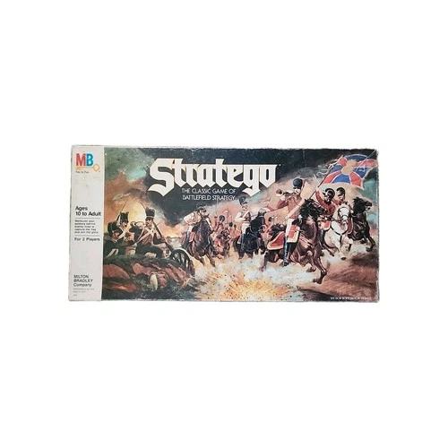 Milton Bradley Stratego Vintage 1986 Board Game Complete Strategy