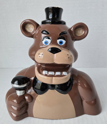 Five Nights at Freddy's Freddy Fazbear Ceramic Piggy Coin Bank FNAF Collectible
