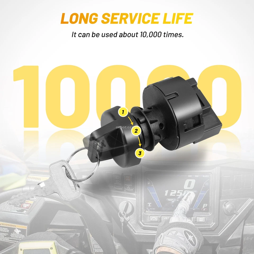 Interruptor de llave de encendido 4012165 para Polaris Ranger Crew 500 570 700 800 900 2010-18 Foto 4 de 4