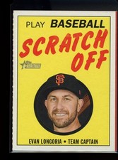 2020 Topps Heritage #11 Evan Longoria 1971 Topps Baseball Scratch-Offs
