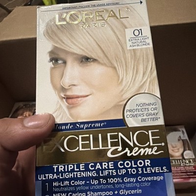 Excellence Crème Permanent Hair Dye, Triple Care Hair Color with Hyaluronic A...