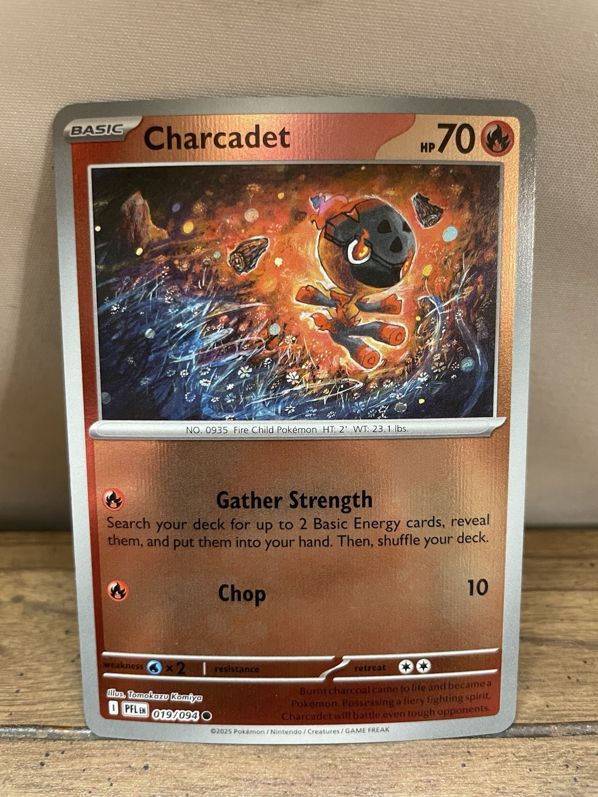 Charcadet 019/094 Me02: Phantasmal Flames Reverse Holo
