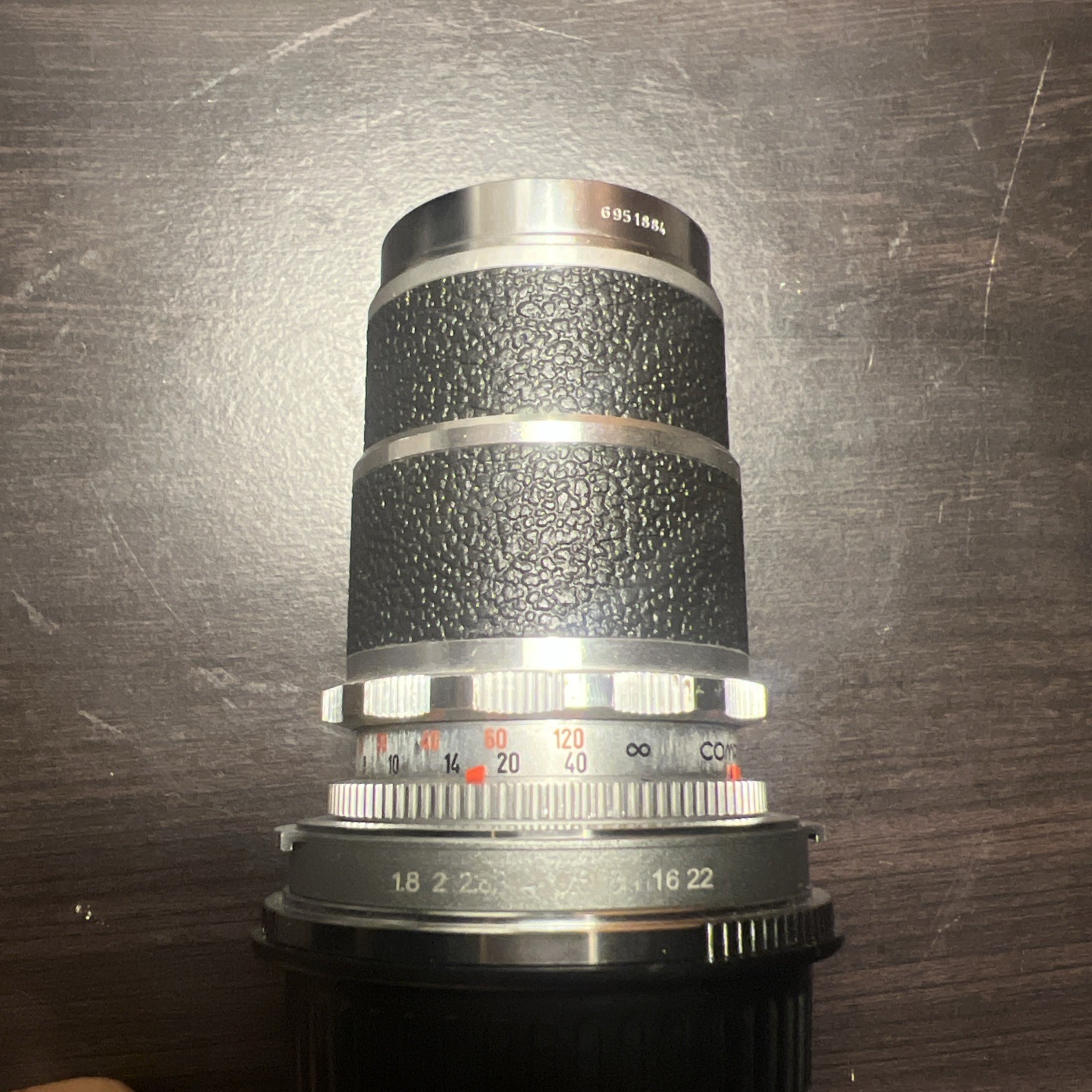 Voigtlander Super-Dynarex 135mm f/4 Lens - Excellent CONVERTED CANON EF EOS