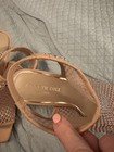 Kenneth Cole New York Women’s Beige Rhinestone Strappy Block Heel US 6.5 — photo 3