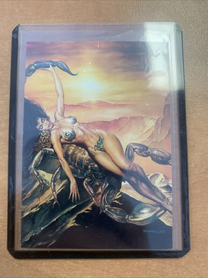 SCORPIO ( 1987 ) BORIS VALLEJO ART 2A5 FANTASY TRADING CARD