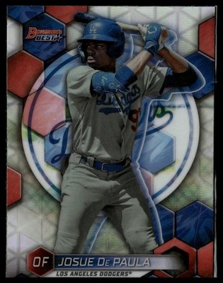 2023 Bowman's Best #TP-17 Josue De Paula Top Prospects Refractors