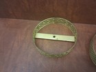 2 Vintage Brass Shade Rings For Slag Glass Shades/ Lighting — photo 6