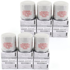 Genuine Nissan Oil Filter OEM 15208-65F00 6 Pack for Maxima Rogue 370Z Juke Q50