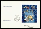 DR WHO 1971 GERMANY DDR FDC SPACE SHEET LR70575