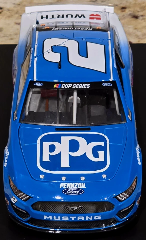 2020 #2 Brad Keselowski PPG Ford Mustang Martinsville 1:24 Diecast Penske ARC - Image 4 of 4