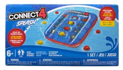 NEW Hasbro Connect 4 Splash Inflatable Board Pool Game for Adults & Kids 6+