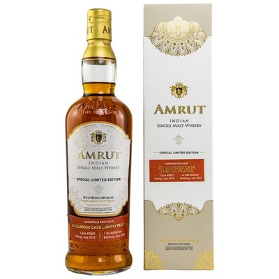 155,71 /L Amrut Oloroso Cask 2015/2022 Indien Single Malt Whisky 60% 0,7L