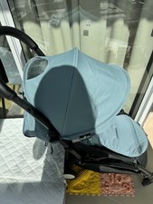 Babyzen YOYO Stroller Aqua/Black Frame ( Incl Parasol, Dust Bag, Rain cover)