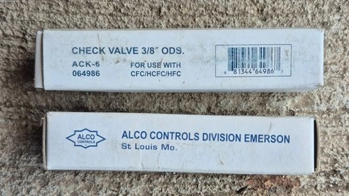 Emerson ACK-6, 3/8"ODF check valve