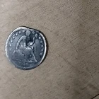 1856 Seated Liberty Half Dime Five Cent 90% Silver US Coin
