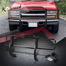 Black Front Bumper Push Bar Brush Grille Guard For 88-00 Chevygmc Ck Yukon