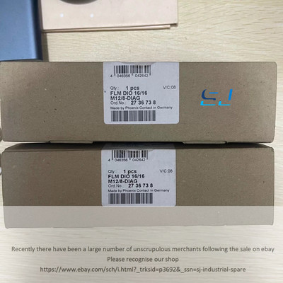 Brand new PHOENIX FLM DIO 16/16 M12/8-DIAG 2736738 I/O Module 2736738