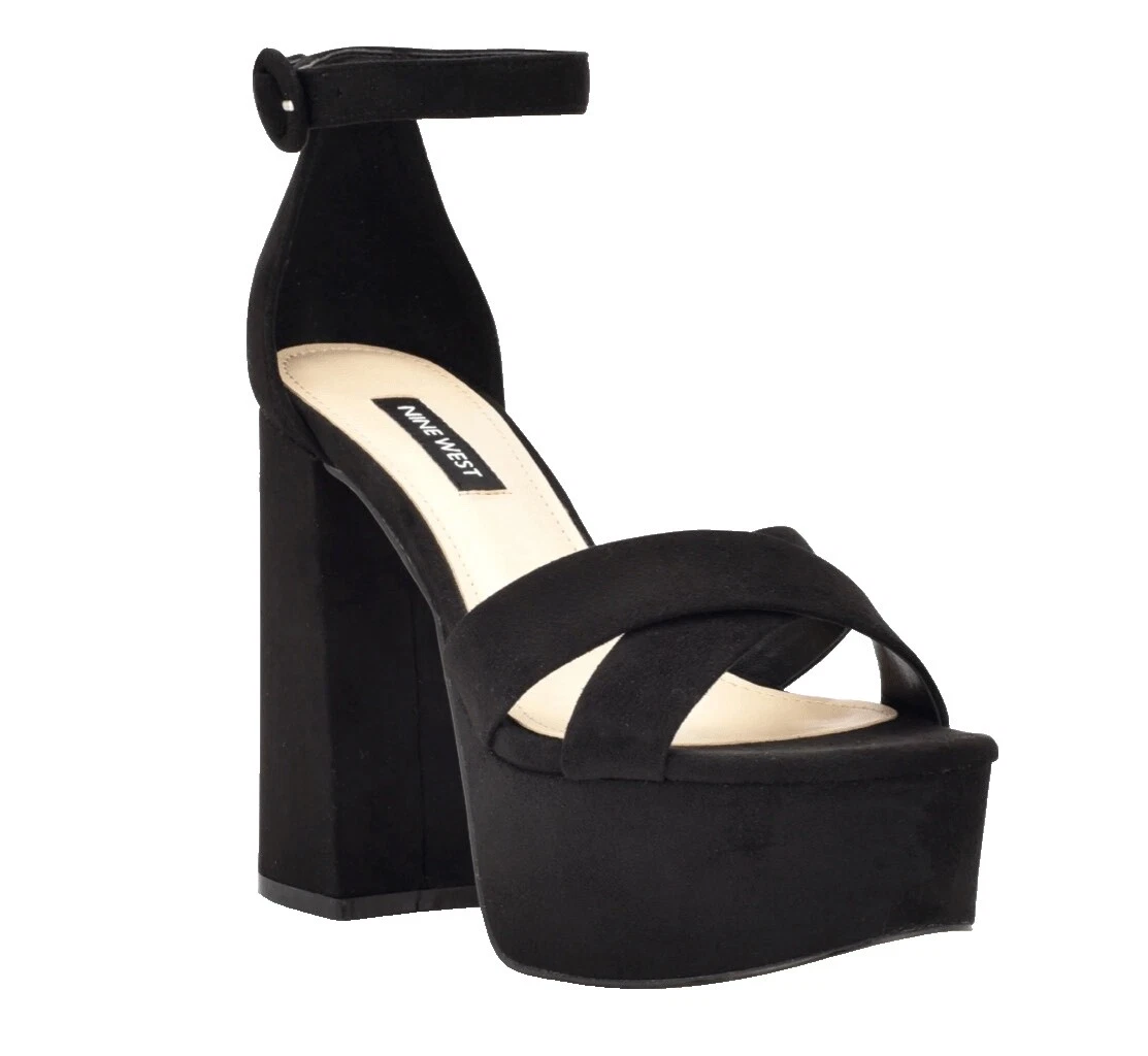 Nine West Buckle Suede Upper Heels for Women