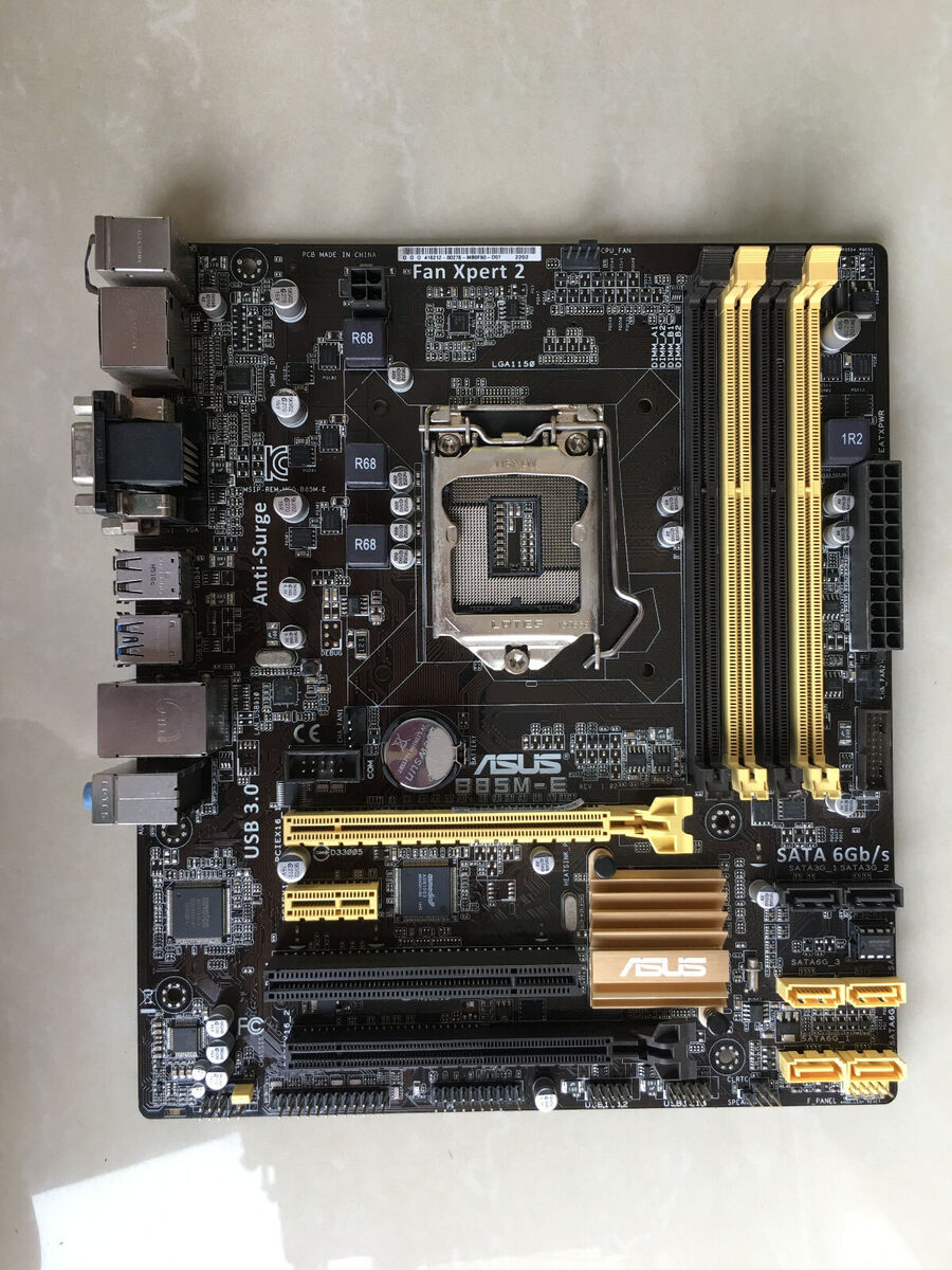 ASUS B85M-E Motherboard Mainboard Intel B85 LGA1150 DDR3 VGA ASUS B85M-E Motherboard Mainboard Intel B85 LGA1150 DDR3 VGA
