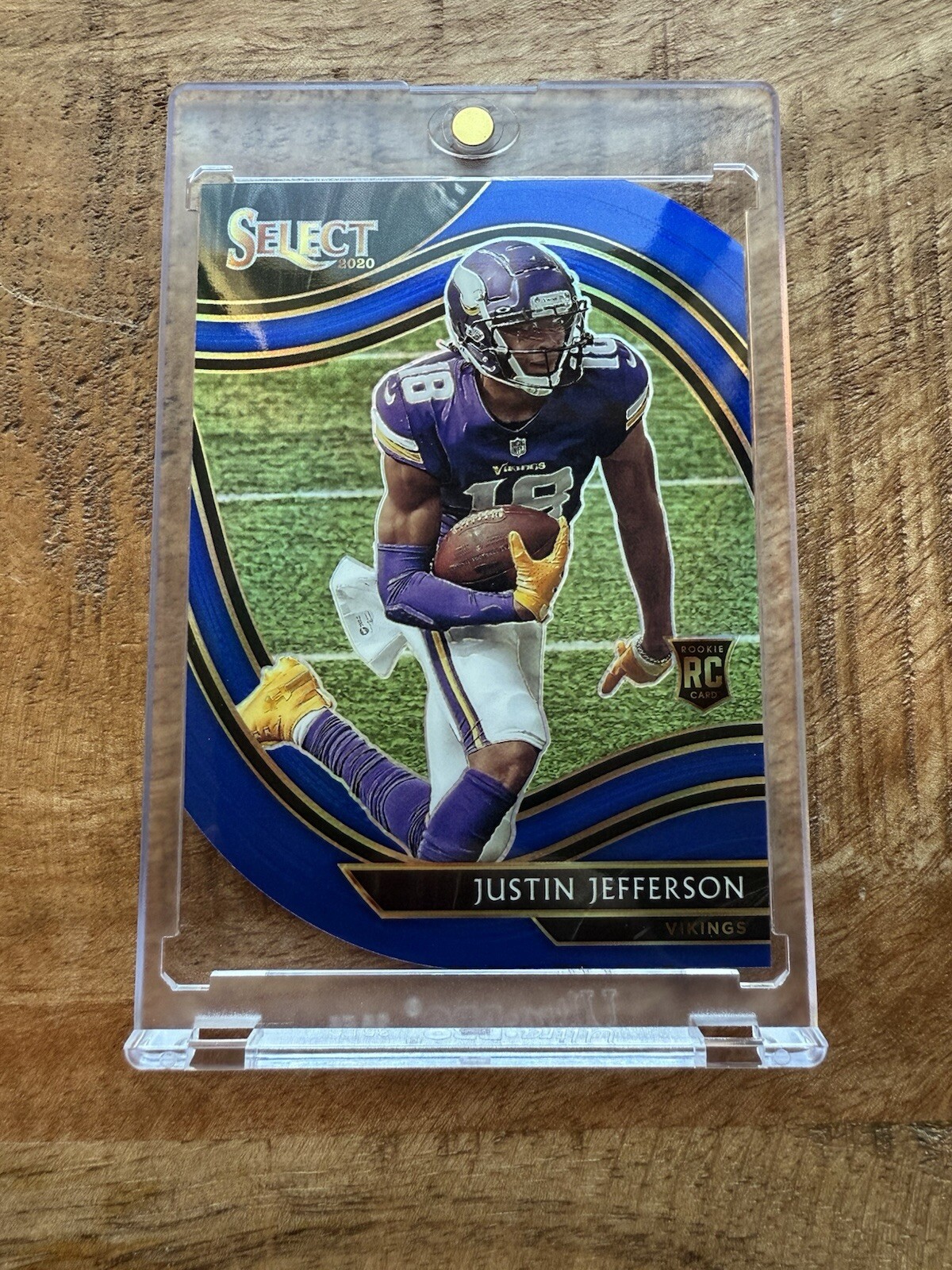 MINT! 🟦 Justin Jefferson Select 2020 BLUE Field Level Rookie Die-Cut #361 SKOL