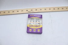 (2-Pk) Auxpower Switchback LED Light Bulbs Anti Hyper Flash 500% Brighter Amber