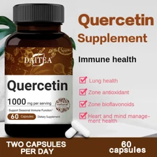 Quercetin Capsules 1000mg Per Serving • Supports Seasonal Immune Function