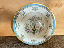 Lenox Blue Tree Bread & Butter Plate, Gold Trim & Backstamp Made in USA  6-3/8"