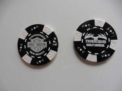 US HARLEY DAVIDSON NEW MEXICO THUNDERBIRD POKER CHIP MOTORRAD MOTORCYCLE OF USA