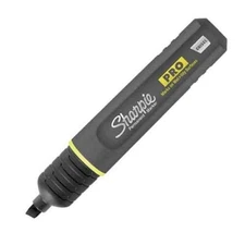Sharpie Pro Permanent Marker Med Chisel Tip Black Flat Arts Office School Home