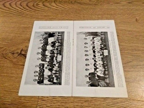 Scotland v France Rugby Programmes 1948 - 2012 - Picture 8 of 66