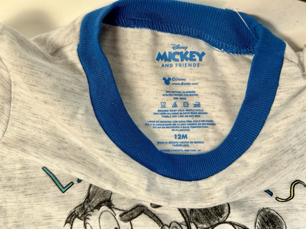 Toddler Boys' Disney 12M Little Buddies Graphic T-Shirt Size 12M
