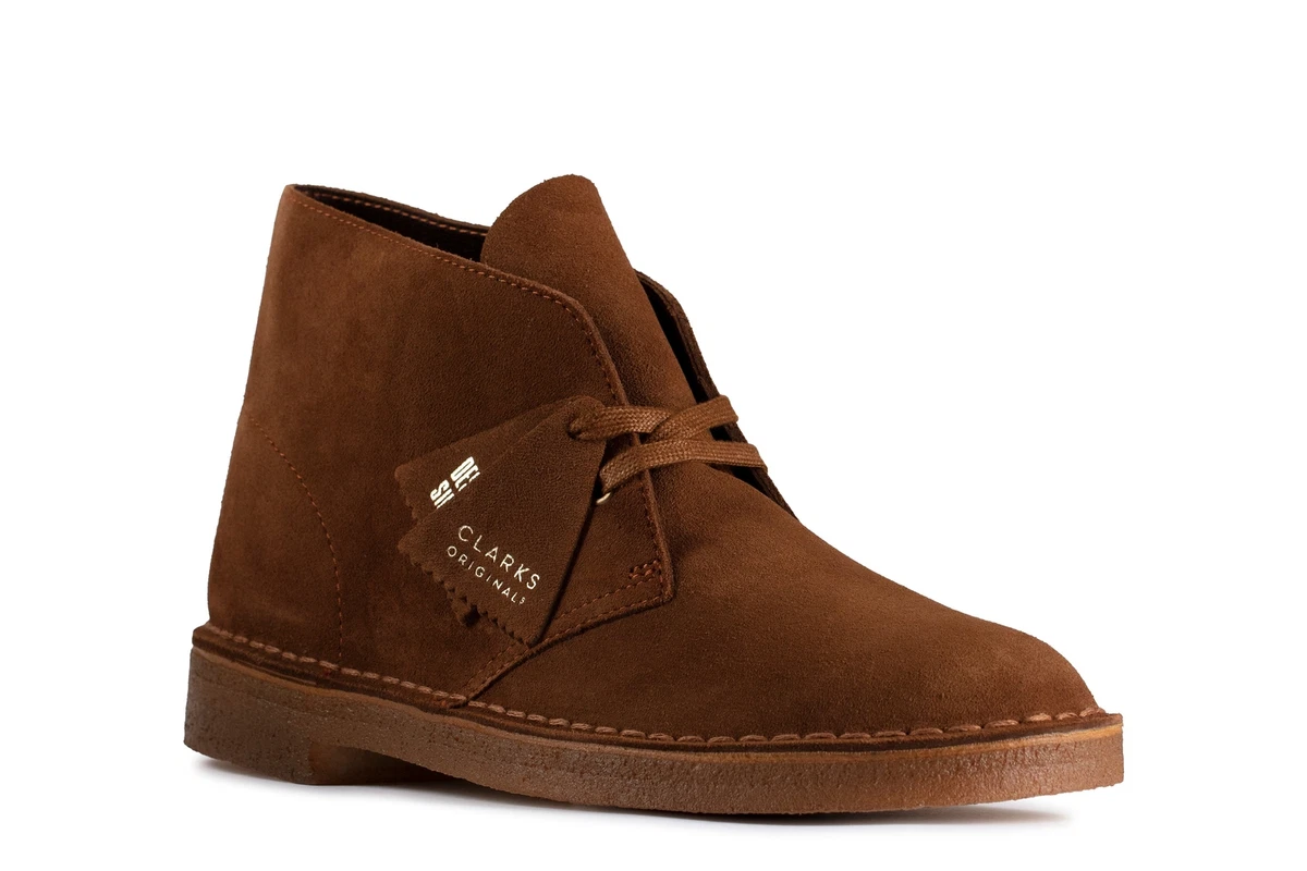 Men s Clarks Original Desert Boot Cola Suede New 2023 eBay