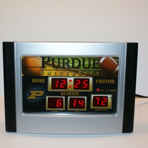 Purdue University Scoreboard Clock Digital Temperature Alarm Boilermakers Ebay