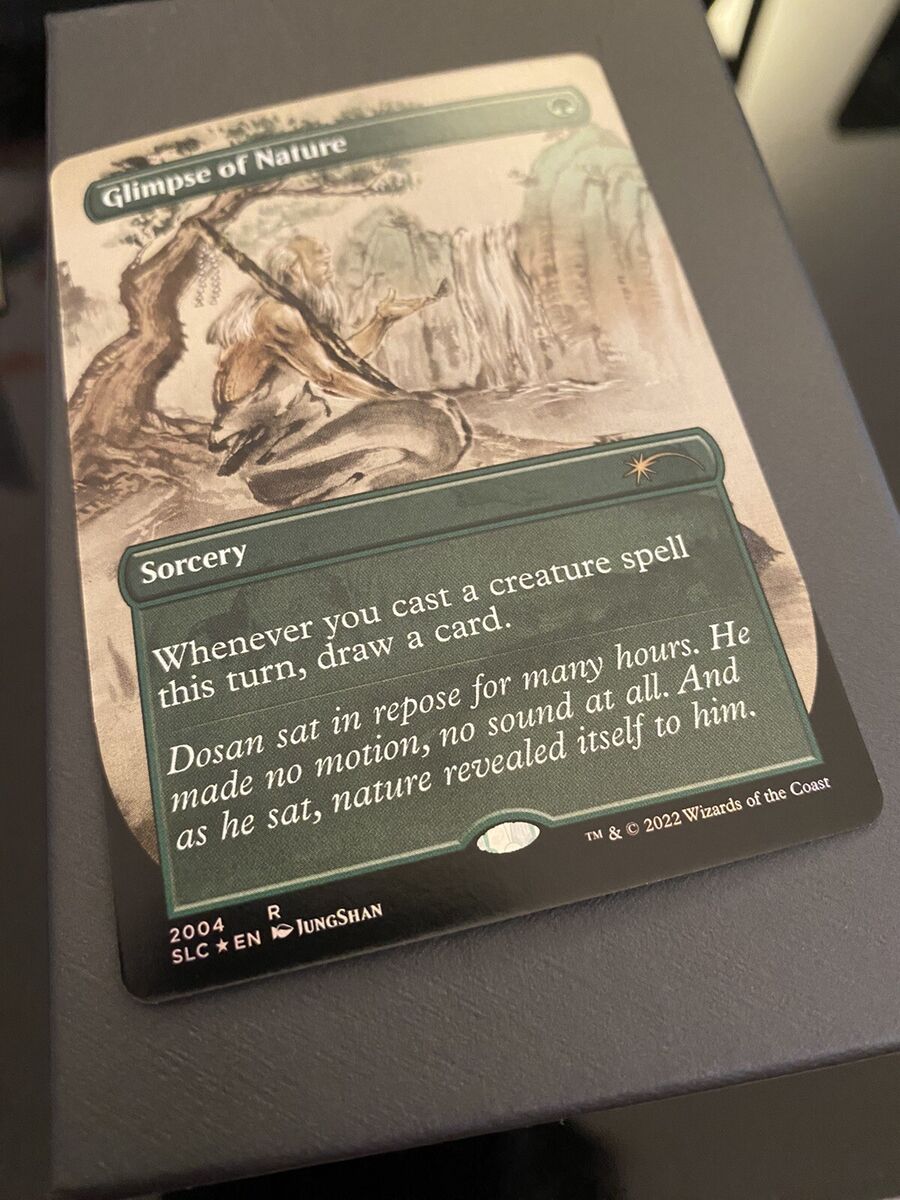 Glimpse of Nature Foil - MTG secret lair 30th anniversary | eBay Glimpse of Nature Foil - MTG secret lair 30th anniversary | eBay