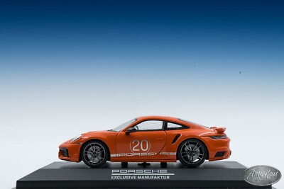 1/43 MINICHAMPS PORSCHE 911 (992) TURBO S COUPE SPORT Orange