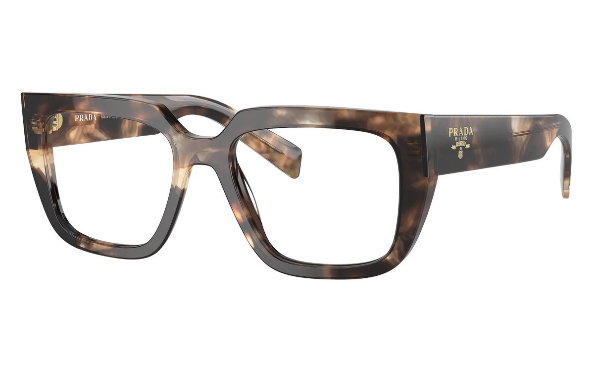 New Prada Reading Glasses VPR A03 14P-1O1 50-18 Caramel Tortoise