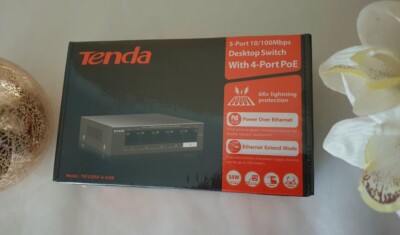 Tenda Desktop Switch With 4-Port PoE TEF1105P-4-63W *NEU*