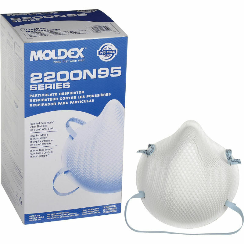 NEW Moldex 2200 N95 Disposable Particulate Respiratory Protection