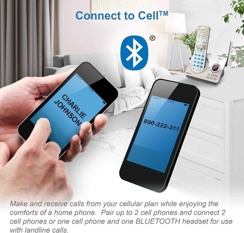 Expanded Bluetooth Cordless Phone System with Big Buttons & Digital Answering - 第 7/12 張圖片