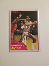 1981-82 Topps #77 East, Darwin Cook New Jersey Nets, Rookie Card