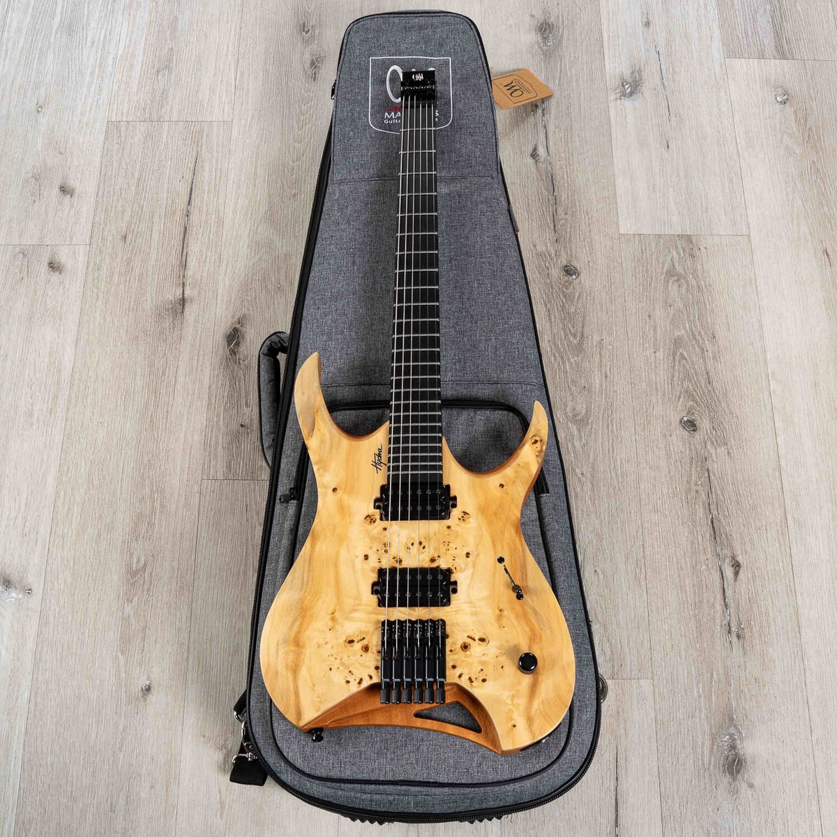 Mayones Hydra Elite 6 Headless Guitar, Ebony Fingerboard