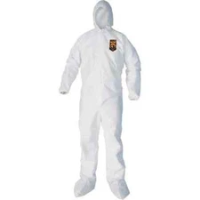 KLEENGUARD Non-Disposable Rain & Chemical-Resistant Coverall Qty 25 Sz L 44333
